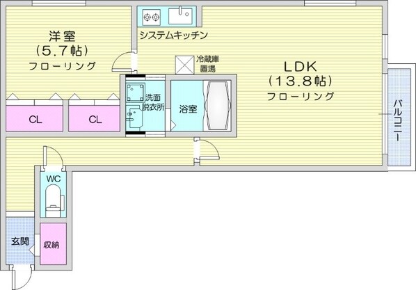 幌平橋駅 徒歩27分 3階の物件間取画像